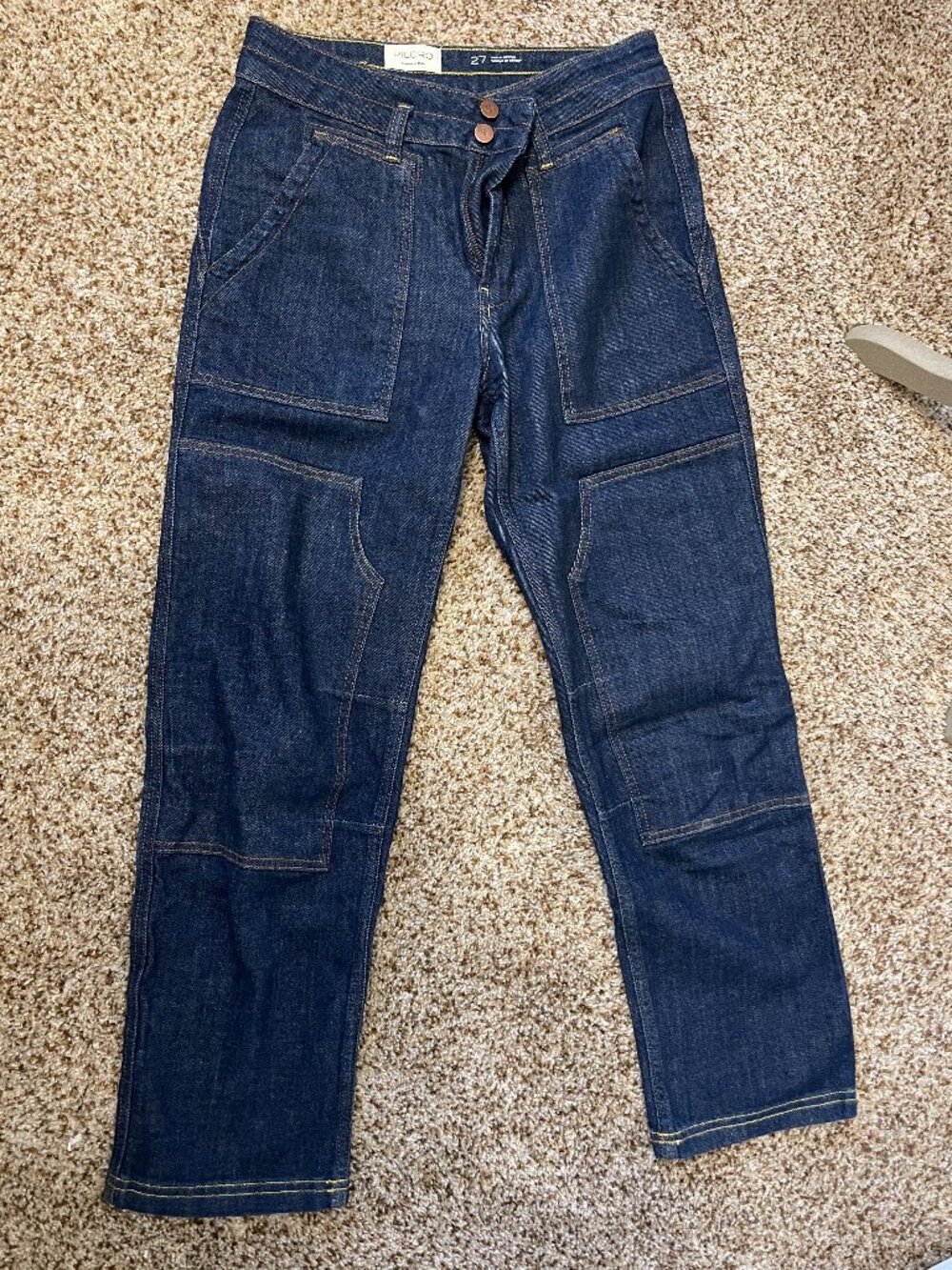 Anthropologie Pilcro The Wanderer Mid-Rise Relaxed Leg Jeans, Size 27